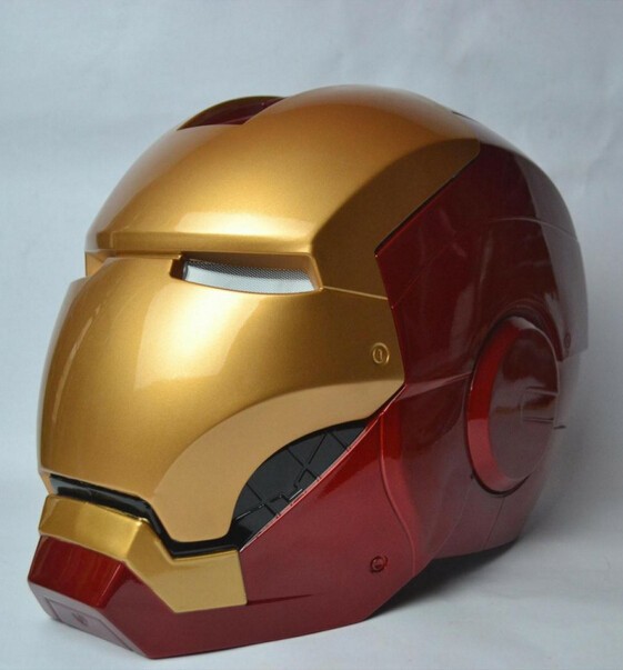 IRON MAN TONY STARK casco - Helmet ABS Action Figure con Led 1:1 mark 3 ...